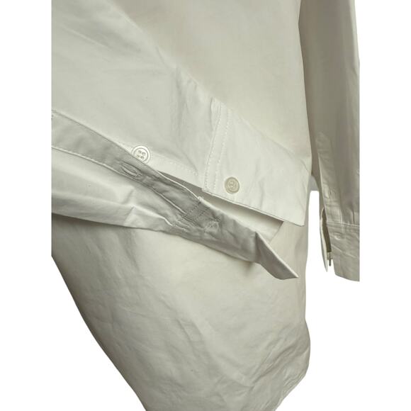 Vita Grace NEW Hana Tie Detail Cotton Shirt in White Size Small Long Sleeves - Picture 11 of 16